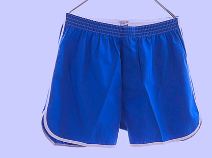 Vintage Boxer Shorts, Vintage Shorts, Blue Mens Underwear, Mens Shorts