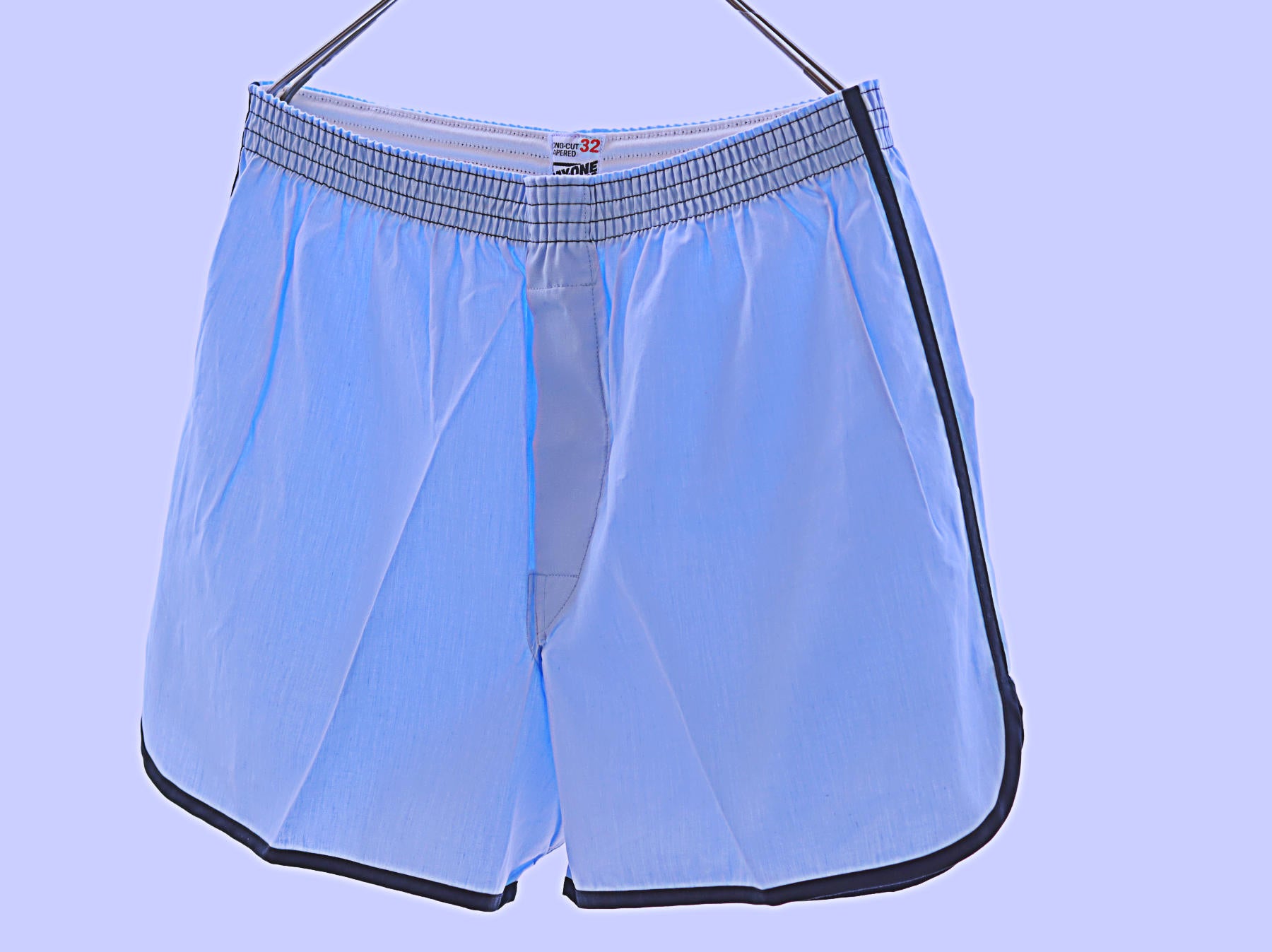 ビンテージメンズアンダーウェア。ライトブルーのボクサーパンツ。Vintage Boxer Shorts, Vintage Shorts, Light Blue Mens Underwear