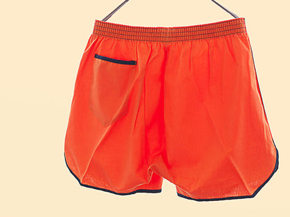 Vintage Boxer Shorts, Vintage Shorts, Orange Mens Underwear, Mens Shorts