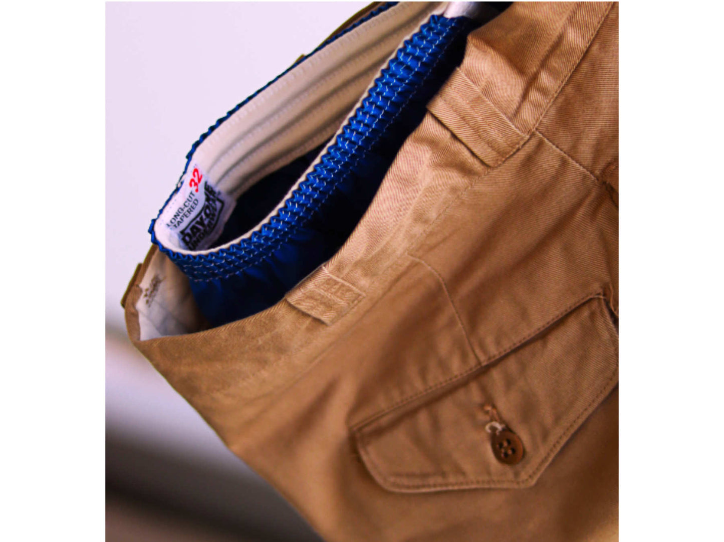 blue boxers and USMC vintage chino.